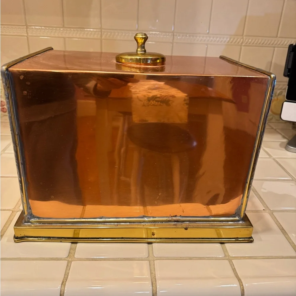 Vintage Copper And Brass Wine Chiller 2 Bottle Handmade One of a Kind!